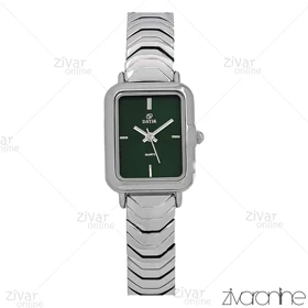 ساعت داتیس زنانه سیلور صفحه سبز 106915