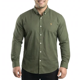 پیراهن سایز بزرگ آستین بلند مردانه تن کوک مدل 130293