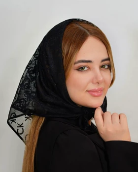 مینی اسکارف توری طرحدار کد 80101