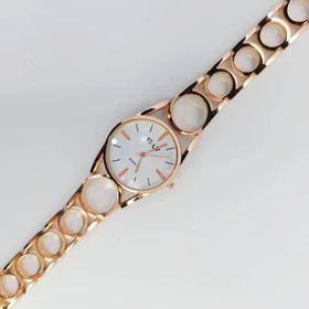 ساعت مچی زنانه مجلسی IE-LY نگین‌دار با موتور کوارتز