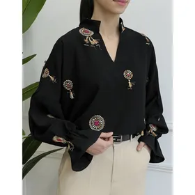 بلوز گلدوزی آیدا