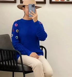 بلوز بافت زنانه وارداتی