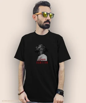 تیشرت مردانه و زنانه طرح لوئیس همیلتون کد 984