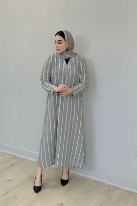 کفتان لینن راه راه