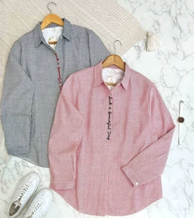 شومیز مانتویی آستر تمام خز دار کد 1473