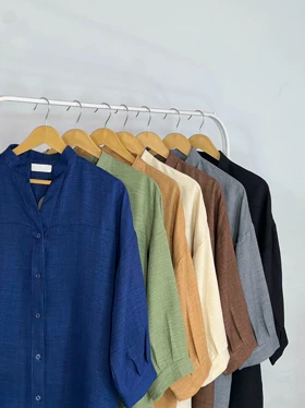 مانتو جلو دکمه لیا