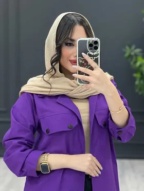 مانتو شومیزی سرجیب دو دکمه