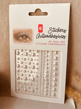 نگین و مروارید چسبی مو و میکاپ