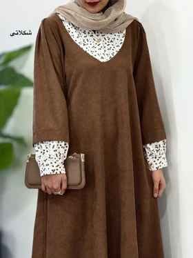 پیراهن مانتویی پاییزه نورین 4