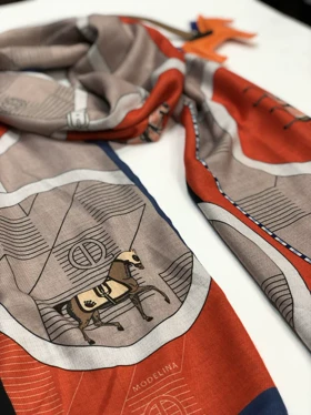 شال هرمس موهر hermes