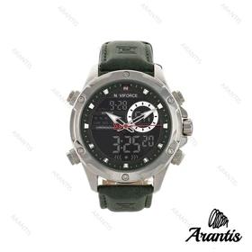 ساعت اورجینال نیوی فورس NF9208 سیلور سبز m-10043
