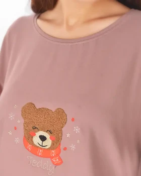 تیشرت و شلوار بلند تدی زنانه