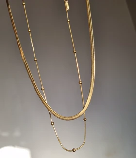 گردنبند هرینگبون و البرنادو استیل