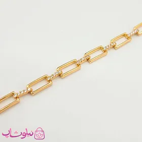 دستبند دخترانه ژوپینگ ظریف نگین‌دار