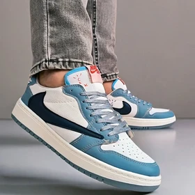 نایک ایر جردن 1 بدون ساق تراویس اسکات ای جین(Nike Air Jordan 1 Low Travis Scott )
