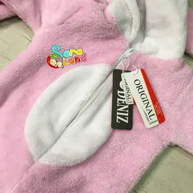 سرهمی خز دار دنیز مدل خرگوش صورتی