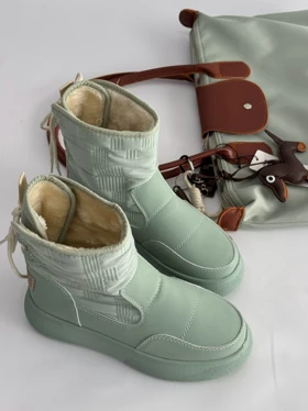 نیم بوت پشت بندی کاپشنی 4245