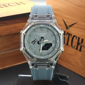 ساعت مچی مردانه و زنانه مدل G-Shock GA2100 طرح اورجینال، کیفیت عالی ، با بند رابر