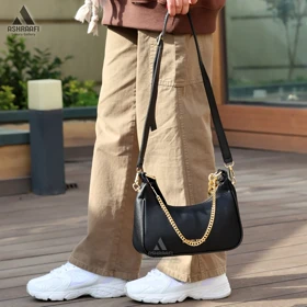 کیف زنانه ساده Michael Kors Bag A04 (مشکی)