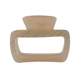 کلیپس زنانه مدل مربعی شفاف