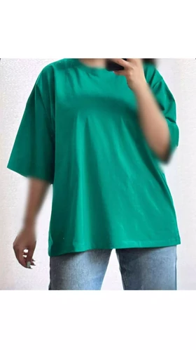 تیشرت باکسی نخ پنبه 37080