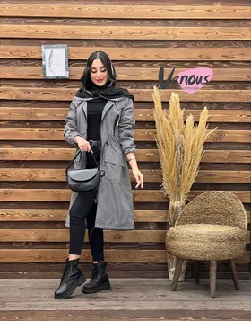 بارانی بلند سه جیب
