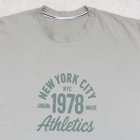 تیشرت باکسی Athleticsکد 6094 (سبز پاستلی)