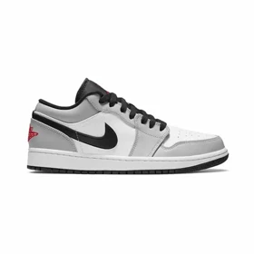 کفش نایک ایر جردن وان لو اسموک سفید طوسی Nike Air Jordan 1 Low Smoke White Grey