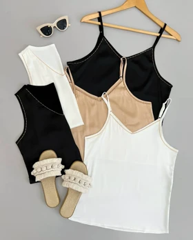 تاپ ساتن ملیله دوزی کد 2788