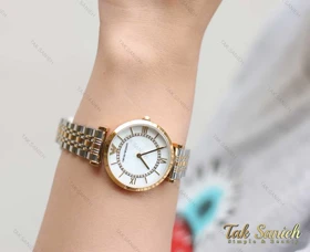 ساعت امپریو آرمانی زنانه دورنگ طلایی مدل Armani-2465-L