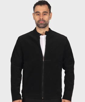 کت چرم مردانه ساده و اسپرت 2423