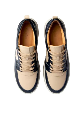 کفش اسپرت چرم زنانه مدل ریور