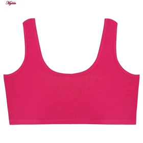 ست شورت و نیم‌تنه طرح موزیک مدل پددار سرخابی کد 5164-3