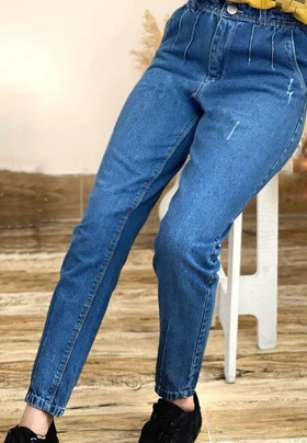 شلوار جین مام فیت کد 1668