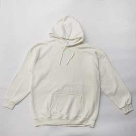 هودی سفید ساده white hoodie کد 266991