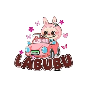 استیکر پارچه و لباس پاد آفرین مدل لبوبو کد 867