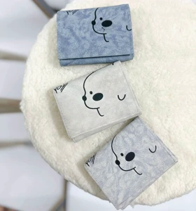 کیف پول مدل نیم رخ سگ