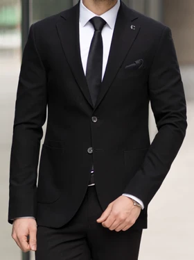 کت دودکمه مشکی کدc212