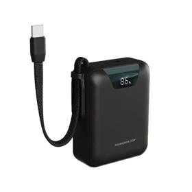 پاوربانک پاورلوجی مدل York-PPMB101 ظرفیت 10000 میلی آمپر بر ساعت