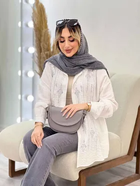 شومیزی جلو پولک دوزی