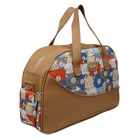 ساک لوازم کودک چرمی Bebetto طرح خرسی مدل B340