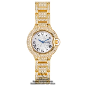 ساعت زنانه کارتیه Cartier Ballon Bleu Full Diamond-26