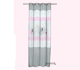 پرده اتاق کودک رزبرن طرح FAMILYLOVE-GIRL