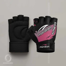 دستکش نیم انگشتی بدنسازی مدل NBZ-58