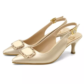کفش مجلسی زنانه پاشنه‌دار 5 سانت مدل 400946 _ sandal valentino