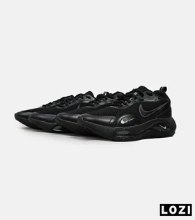 کفش کتانی مردانه و زنانه مشکی Nike air zoom max