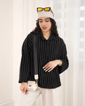 شومیز پری مشکی کد 30291