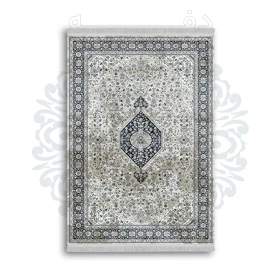 *جدید* فرشینه از جنس پارچه شانل مخمل ترک طرح فانتزی برند دفه کد 1178