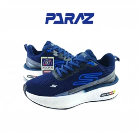 کفش اسپرت و روزمره مردانه تمام وارداتی برند اسکچرز Skechers مدل رانینگ سرمهای کد 616
