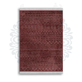 *جدید* فرشینه از جنس پارچه شانل مخمل ترک طرح فانتزی برند دفه کد 821